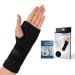 Dr.Arthritis of doctors designed the wrist bandages/wrist support palm protection with gel cushion bangage wrist for carpal tunnel RSI hand band rail on the right/left black m m black