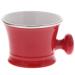 Kosmetex shaving bowl red old-barber style with knob made of porcelain Aurawerk shaving pot Rosso shaving soap bowl shaving bowl