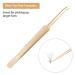 Lash Extension Tweezers: Fiber Tip, Professional Artist Tech Kit for Volume Eyelash Extensions - Golden Fine Tweezers - Buy Online on GoSupps.com