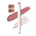 Boobeen Double-ended Lipstick Lip Liner Makeup Velvet Lipgloss Lipstick Creamy Lip Pencil for Women Matte Long-lasting Matte Satin Finish Nourishing and Non-fading 02#