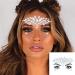 Bomine Mermaid Face Gems - Crystal Festival Rave Face Stickers | Temporary Tattoos for Women & Girls | 2 Sets - Buy Online on GoSupps.com