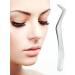 Eyelash Tweezers for Extensions | Stainless Steel Eyeline Tweezers with Comb | Professional Silver Tools for Artificial Eyelashes - Buy Online on GoSupps.com