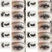 Mink lashes Wholesale Hand Made Volume 20mm Fluffy Hybrid Eyelashes Dramatic Soft Fully Wispy Strip Mink Eyelash Wholesale(10 Styles Mixed) (30 pairs) 30 Pair (Pack of 1)