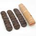 LWXLJMJZC-(24 Cakes-96 Cups) Pu-erh Tea in Bamboo Leaf Tube -Ripe Puerh Tea Cake -Easily Divided into Halves or Quarters-Shu Puer Tea-Ripe Puerh Tea Mini Cakes (200g/7.1 oz)