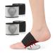 Arch Support Bands - 2 Pairs Copper Compression Sleeves with Gel Pad for Plantar Fasciitis Relief | Foot Orthotics for Flat Feet & Arch Pain (Small Black - Buy Online on GoSupps.com