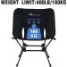 MOON LENCE Compact Camping Chair with Side Pockets - Portable & Lightweight Folding Chair for Hiking, Beach, and Fishing - Black - Buy Online on GoSupps.com
