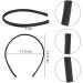 Duufin 30-Pack Satin Hairbands for Girls & Women - 1CM Black Headbands for Stylish Hairstyles - Buy Online on GoSupps.com