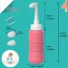 TONELIFE Sinus Rinse Kit - 40 Salt Packs BPA Free Nasal Irrigation Bottle for Allergy Relief - Pink Neti Pots & Sprayer-Bag - Buy Online on GoSupps.com