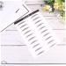 BIUDECO 4 Sheets Pairs Eyebrow Sticker Eyebrow Makeup Tools Eyebrows for Women Eyebrow Waterproof Black - Buy Online on GoSupps.com
