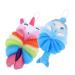 2pcs Children's Bath Ball Toddler Bath Accessories Loofah for Kids Shower Sponge Washcloths Cartoon Bath Loofah Bath Shower Loofah Ball Wash Cloths Body Scrubbers Pe Baby