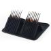 Transon Artist Detail Paint Brushes Set - 15pcs Miniature Painting Brushes with Case, Nylon Dark Brown - Buy Online on GoSupps.com
