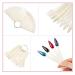 Tangger 200 PCs Nail Display Tips - Stiletto Nail Art Pop Sticks & Compartments for Perfect Nail Designs - Buy Online on GoSupps.com