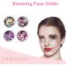 TEUVO Holographic Face Glitter for Body Eyes and Lips Chunky Cosmetic Glitter for Hair Decoration Nail Art and DIY 24 Mixed Colors - Buy Online on GoSupps.com