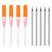 JIESIBAO 14G Piercing Needles, 14G Catheter Piercing Needls Stainless Steel Sterile Disposable Piercing Needles for Belly Button Nipple Industrial Ear Piercing 14G(1.6mm)-9pcs