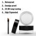 Erinde White Gel Eyeliner - Waterproof, Long Lasting & Smudge-Proof with 2 Brushes - Buy Online on GoSupps.com