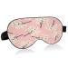 WELLDAY Sleep Mask Cute Berry Floral Night Eye Shade Cover Soft Comfort Blindfold Blockout Light Adjustable Strap for Men Women