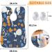 Beard Bib Apron for Men - Waterproof Hair Catcher Cape for Shaving & Trimming | Non-Stick Grooming Cloth - Whale Seahorse Design - Buy Online on GoSupps.com