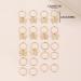 20PCS Hair Beads For Women Braids Jewelry For Hair Dreadlocks Accessories Metal Gold Silver Clips For Hair Braiding Beard Decoration For Girls Women one color A - Buy Online on GoSupps.com
