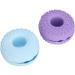Buy Silicone Cute Shaped Makeup Brushes & Cleansing Bowl | Soft Cosmetic Brushes for Home & Salon Blue & Purple - Buy Online on GoSupps.com