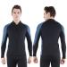 FLEXEL Wetsuit Vest Men 2mm, Adult 3mm Neoprene Front Zip Tank Wet Suit Top Sleeveless Youth Boys for Surfing Snorkeling Boarding Kayaking Canoeing Swimming  2mm Jacket Navy Medium