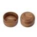 Miokycl Men's Wooden Shaving Bowl Burr-Free Compact Shaving Foam Mug for Home Barber Shop