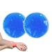 Gel Ice Pack Small Soft Gel Ice Packs - Round Hot and Cold Gel Ice Packs for Injuries Cool Down with Ice Packs Aezon Blue 11 cm