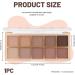 TESGADGETS 10 colors of matte harvest harvest palette makeup for rising women nude brown cacao taupes neutral matte cream smokey mini harsh palette contourup palettes - Buy Online on GoSupps.com