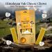 Dogsee Himalayan Yak Chews for Dogs - Medium Turmeric Calming Dog Treats - Yak Milk Dog Chew - Long Lasting Cheese Bones for Dogs - Medium (2 Pack) - Buy Online on GoSupps.com