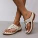 NLOMOCT Women's Bohemian Low Wedge Sandals - Beige, Size 8 - Buy Online on GoSupps.com