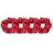 Red sequin hair- elastic: Christmas hair-scrunching 4pcs Christmas hair tie ropes bands ponytail holder for women girls Valentine's Day day