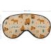 Buy Cartoon Cute Capybara Sleeping Mask - Soft Eye Cover for Adults & Kids | Adjustable Rainbow Blindfold for Better Sleep - Buy Online on GoSupps.com