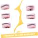 DOITOOL Accessories Brow Makeup Supplies Brow Shaping Template Brow Stencil Brow Template Makeup Tools Make up Auxiliary 17.3x5.9cm Yellow - Buy Online on GoSupps.com