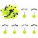 Drchoer Fishing Rubber Bobber Beads Stopper 6 in 1 Float Sinker Stops - Black Oval M (300pcs) - Buy Online on GoSupps.com