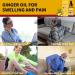 Lymphatic Drainage Ginger Oil 7 Pack - Natural Massage Oil for Swelling - 210ML Total - Buy Online on GoSupps.com