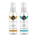 CA Perfume Impression of (Bombshell + Silver Mountain) Travel Size Sample Fragrance Refillable Atomizer Long Lasting Eau de Parfum (Cologne) Sprayer / 2 Fl Oz/ 60 ml Bombshell + Silver Mountain Water Impression
