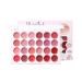 Nixiara Lipstick palette lip gloss palette for women - Matte lip color | Long-lasting lip gloss for outdoor travel moisturizing lipstick