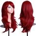 ColorfulPanda 28 Curly Wavy Costume Cosplay Wig 70cm - Dark Red - Buy Online on GoSupps.com