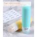 Quatish Travel Bottles 4 Pack - Leak Proof Silicone Containers, TSA Approved 3 oz Size for Toiletries, Shampoo, Conditioner, Lotion - BPA Free, Multi-Color - Buy Online on GoSupps.com