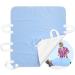 Atcha Ba Positioning Bed Pad with Handles, Incontinence Patient Lift for Home and Hospital Use, Waterproof, Reusable and Washable Bed Pads, Durable and Comfortable, 34 x 36 Inches, Blue, Pack of 2 34x36 Inch (Pack of 2)