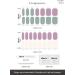 ohora N Tahiti Semi Cured Gel Nail Strips - Salon-Quality, Long Lasting, Easy to Apply - Includes Prep Pads and Nail File - Purple - Buy Online on GoSupps.com