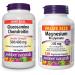 Webber Naturals Glucosamine Chondroitin Double Strength + Webber Naturals Magnesium Bisglycinate 200mg Chondroitin + Magnesium Bisglycinate 200 mg