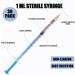 30 Pack 1ml Syringe with 26G 1 Inch Needle - Sterilized Disposable Packaging (30PCS) - Buy Online on GoSupps.com