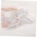 Mikinona Bridal Comb Insert Comb Flowers Decoration Silver Clips for Hair Wedding Ceremony Decorations Rhinestone Barrettes for Women Hair Bling Temperament Accessories Alloy Miss - Buy Online on GoSupps.com
