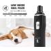 Pecute Dog Nail Grinder with LED Light - Low Noise Electric Pet Nail File Grinder | 2 Speeds, Safe & Smooth Grinding | Quick Charge & Strong Motor | for Small to Large Pets (Black) - Buy Online on GoSupps.com
