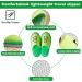 EQLEF Kinder Hausschuhe - Coral Hotel Slippers for Kids (6-10 Years) | Anti-Slip Thick Sole House Slippers for Girls - Perfect for Home & Travel - Buy Online on GoSupps.com