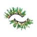 Allayu 2piece Professional Eyelashes With Glitter Lightweight Comfort Long-Lasting Wear Glittery Eyelashes With Sequins Plastic Q-43