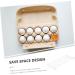 Zerodeko Refrigerator Eggs Acrylic Egg Holder Egg Carrier Egg Holder Fridge Organizer Can Put Storage Box - Buy Online on GoSupps.com