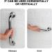 2 Pack Shower Grab Bar Chrome Stainless Steel Bathroom Grab Bar Shower Handle Bathroom Balance Bar Safety Hand Rail Support - Handicap Elderly Injury Senior Assist Bath Handle (12 Inch) - Buy Online on GoSupps.com