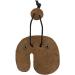 Handmade Rustic Leather Archery Finger Tab Protector for Recurve Bows - Bourbon Brown, Right Handed - Buy Online on GoSupps.com