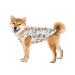 Pet clothing summer t-shirt cool breathable sun protection dog vest clothing outfit for medium-sized and large dogs (6xl white dinosaurs)